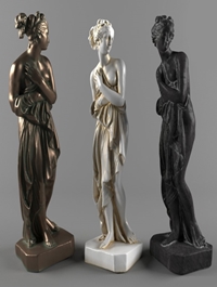 Decor bronze women