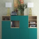 Combination for storage Ikea Besta Hallstavik (blue – green)