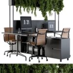Office Furniture – employee Set 16