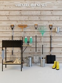 A set of garden tools