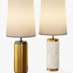 Small Pillar Table Lamp – Antique Brass
