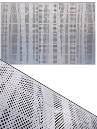 Perforated metal panel N23