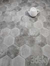 CIR Miami Esagona Dust Gray (Ex Polvere) Tile Set