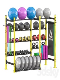 Rack for sports equipment