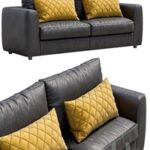 Leather sofa Alameda9 1