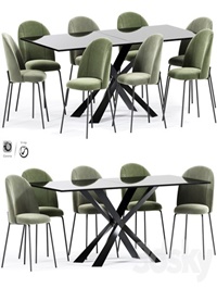Cloyd Dining Table Chair Collection