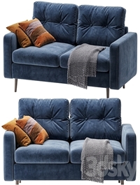 Sofa Deans Mini Velvet Blue