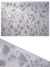 Perforated metal panel N2