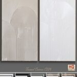 Abstract Arch Plaster Wall Art C-226