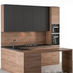 Kitchen Modern – Wooden and Black 59
