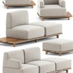 Palco sofa module set 1 by Kristalia