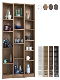 IKEA BILLY Shelving unit with decorative elements