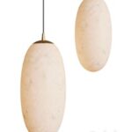 Pendant lamp with ball shade LOU Chandelier