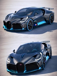 Bugatti Divo 2019 3D Model