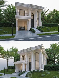 Villa Exterior By Hoang Trong Quan – 3D Model