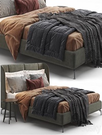 Ikea Tufjord Upholstered Bed – 3D Model