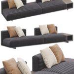 Sofa Roger by Minotti – 3D Model