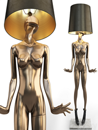 Mannequin Floor Lamp Frederika – 3D Model