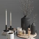Decorative set 01 With Murmur candle and diffuser