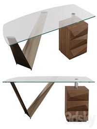 Prisma steel desk by Reflex