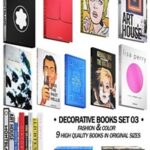 032_Decorative books set 03 fashion 00