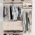 Wardrobe, wall module, dresses, clothes 2