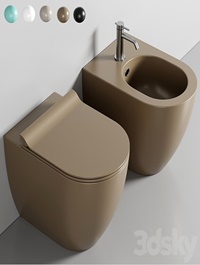 COLOR ELEMENTS 55X36 Toilet By GSI ceramica