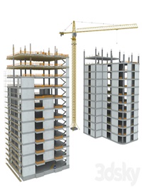 Construction Buildings - Crane