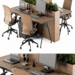 Office Furniture – employee Set 29