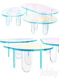 015_Multi-colored Pearl custom coffee table 00