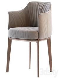 Poltrona Frau Archibald Fabric easy chair