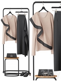 Givenchy Bluse and Skirt Set