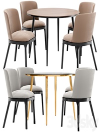 Selection dining chair and Luxore table