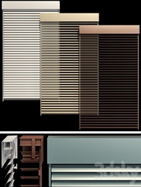 Metal blinds for windows and doors