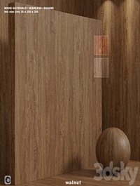 Material wood (seamless) walnut - set 113