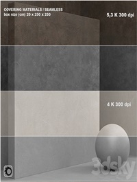 Material (seamless) - coating, concrete, plaster set 59