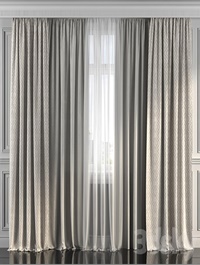 Curtains with window 190