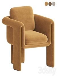 Floria velvet armchair