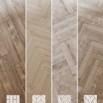 Wood floor Pine Oak Set 3