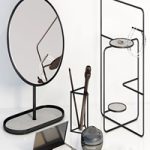 Decorative set on the dressing table