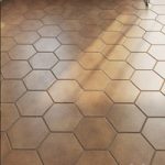 Ceramic tile set 03 – Hexagon Natural Terracotta