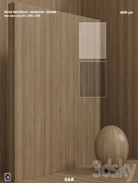 Wood / oak material (seamless) - set 87