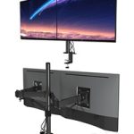 2x Dell UltraSharp U2718Q 27′ VESA table stand