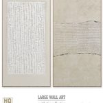 Large Mid-Century Abstract Wall Art C-607