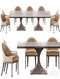 CANNES Montenapoleone Chairs and ROYAL Montenapoleone Tables