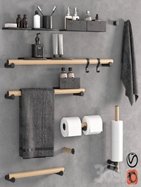 Dot Line bathroom accessories by Agape