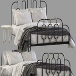 Bed Anthropologie art deco bed