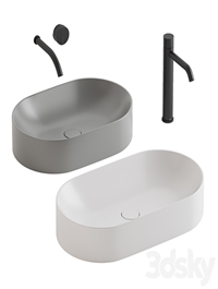 Nic Pin washbasins + Falper