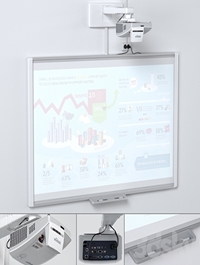 Smart SBM685 Whiteboard with Vivitek DH758UST Projector and Mount