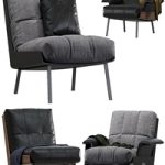 Daiki armchair by Minotti 2 version